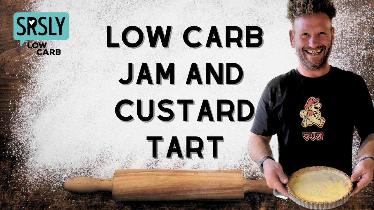 Low Carb Jam and Custard Tart recipe