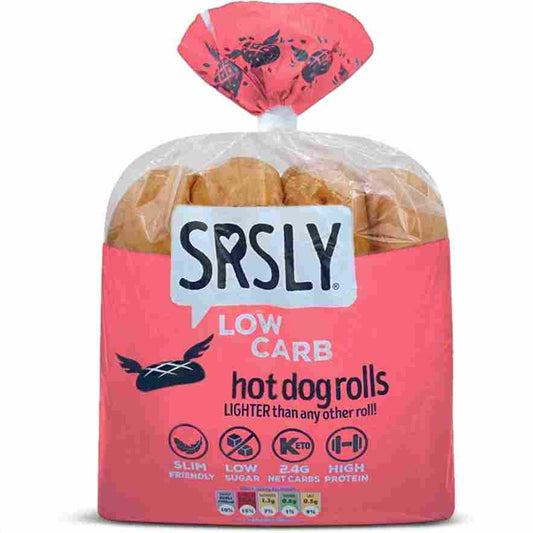 White Hot Dog Rolls x 4