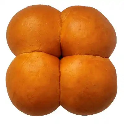 White Soft Bread Rolls x 4
