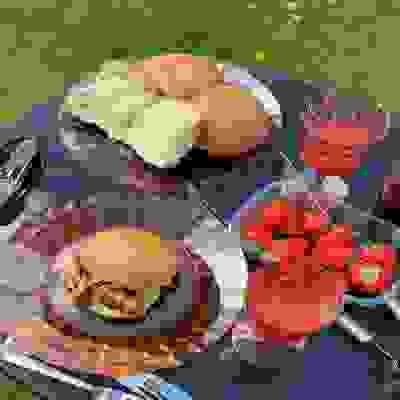 White Soft Bread Rolls x 4