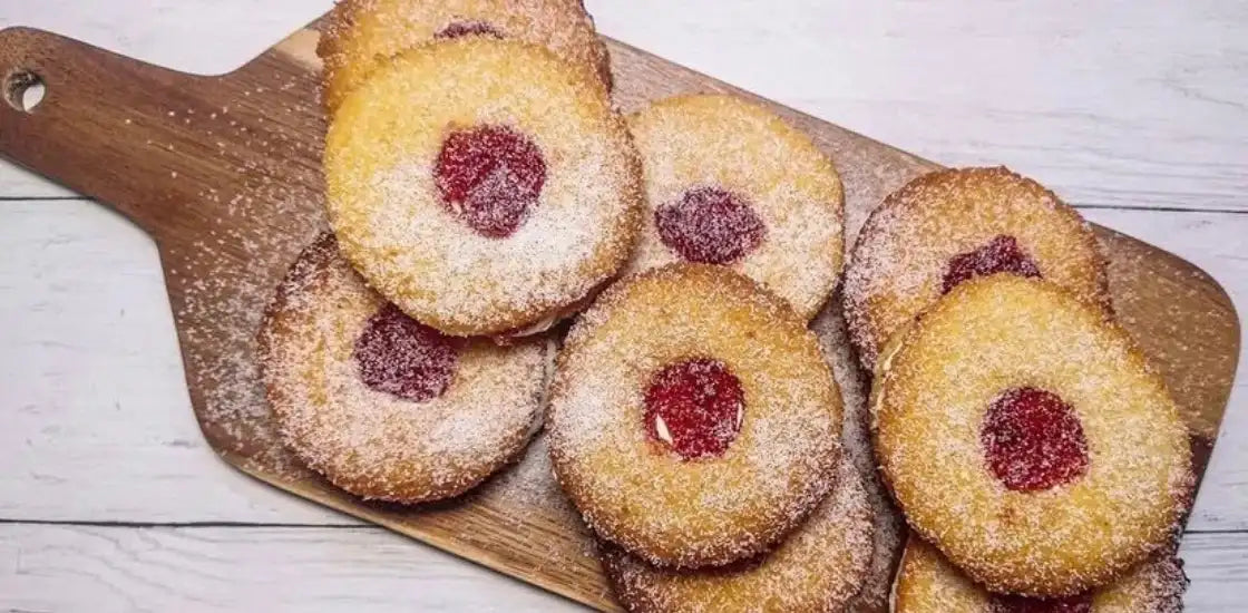 Low Carb Jammy Biscuits