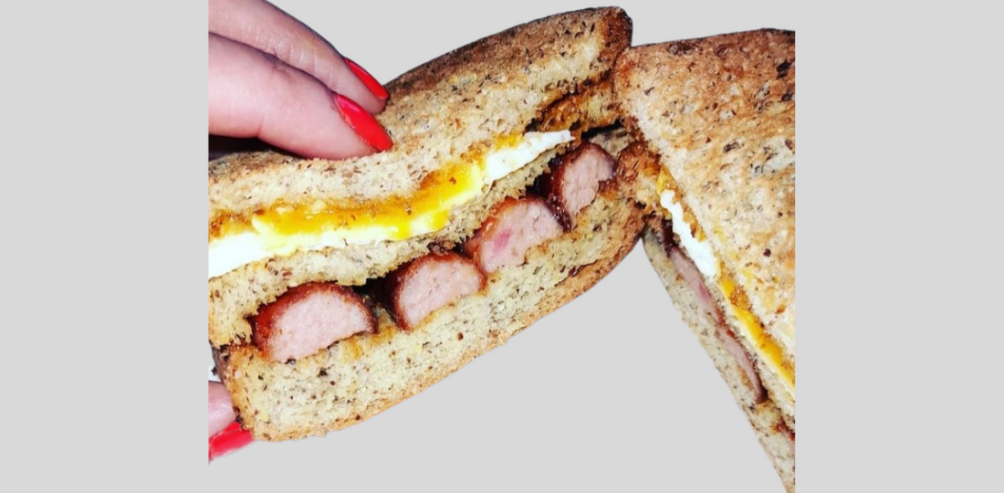 Sausage & Duck Egg Sandwich