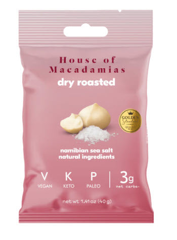 Rosy Brown Macadamia Nuts Roasted with Namibian Sea Salt