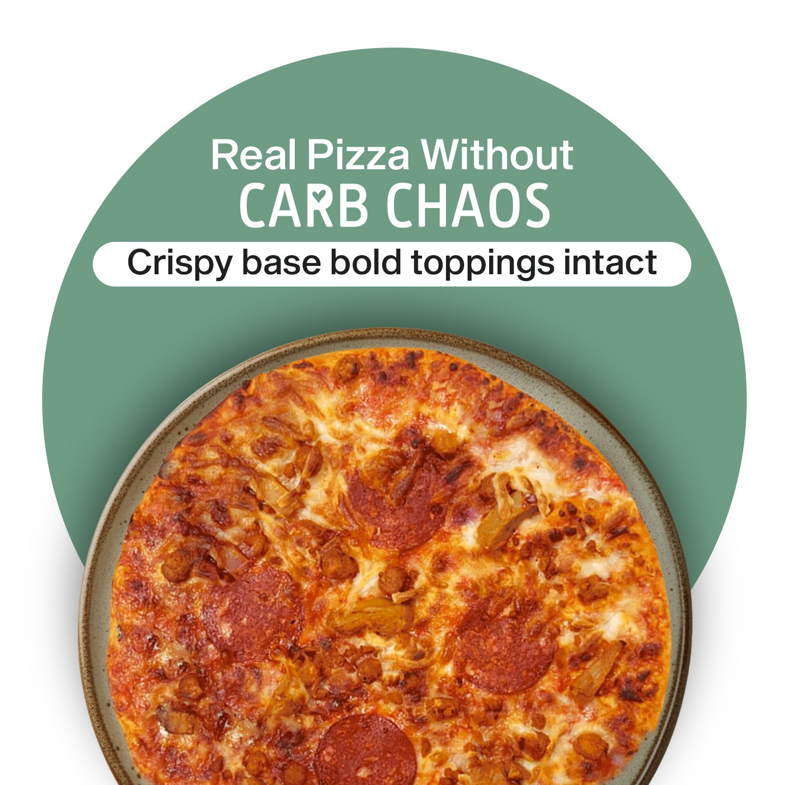 Vegetarian Meat Feast Pizza