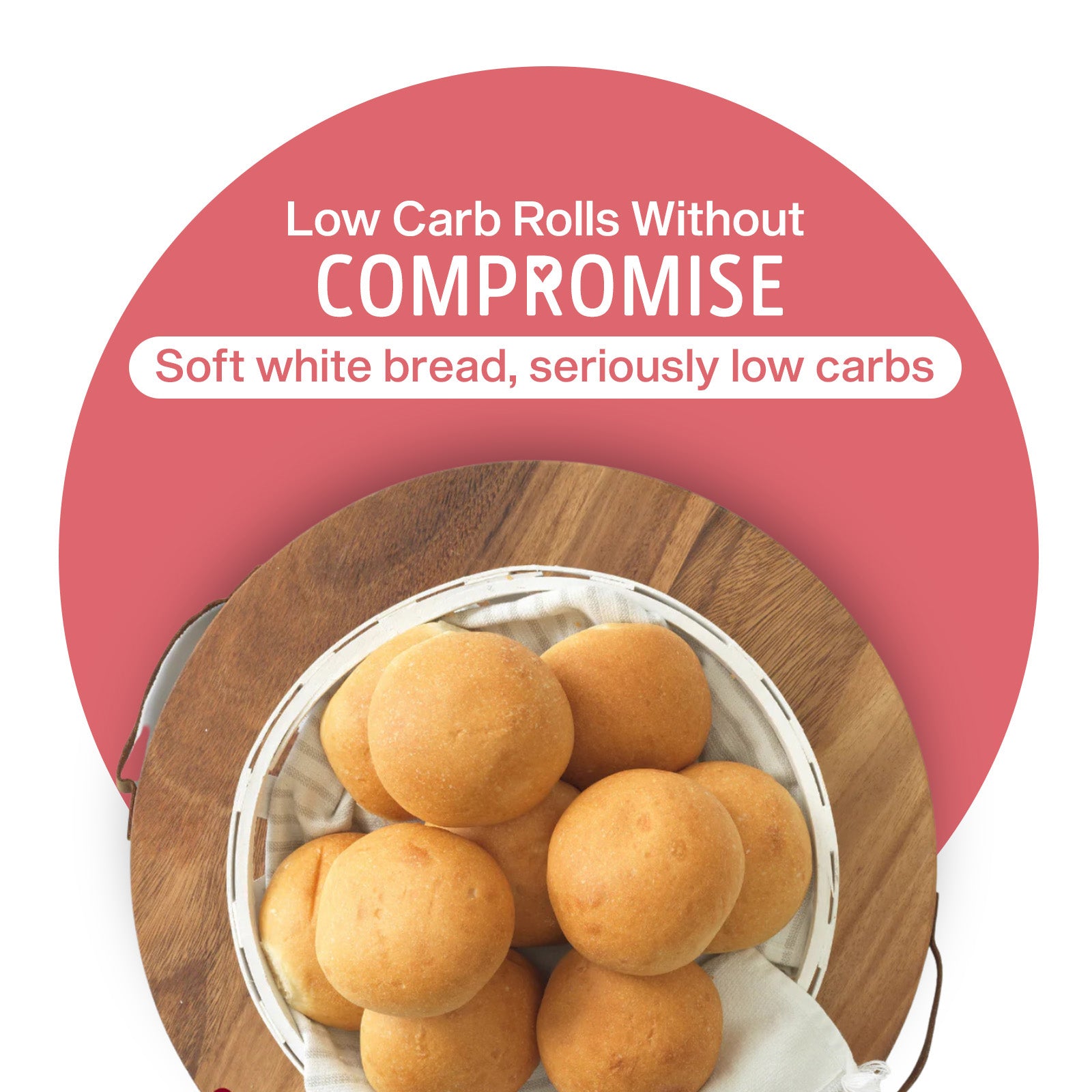 White Hot Dog Rolls x 4