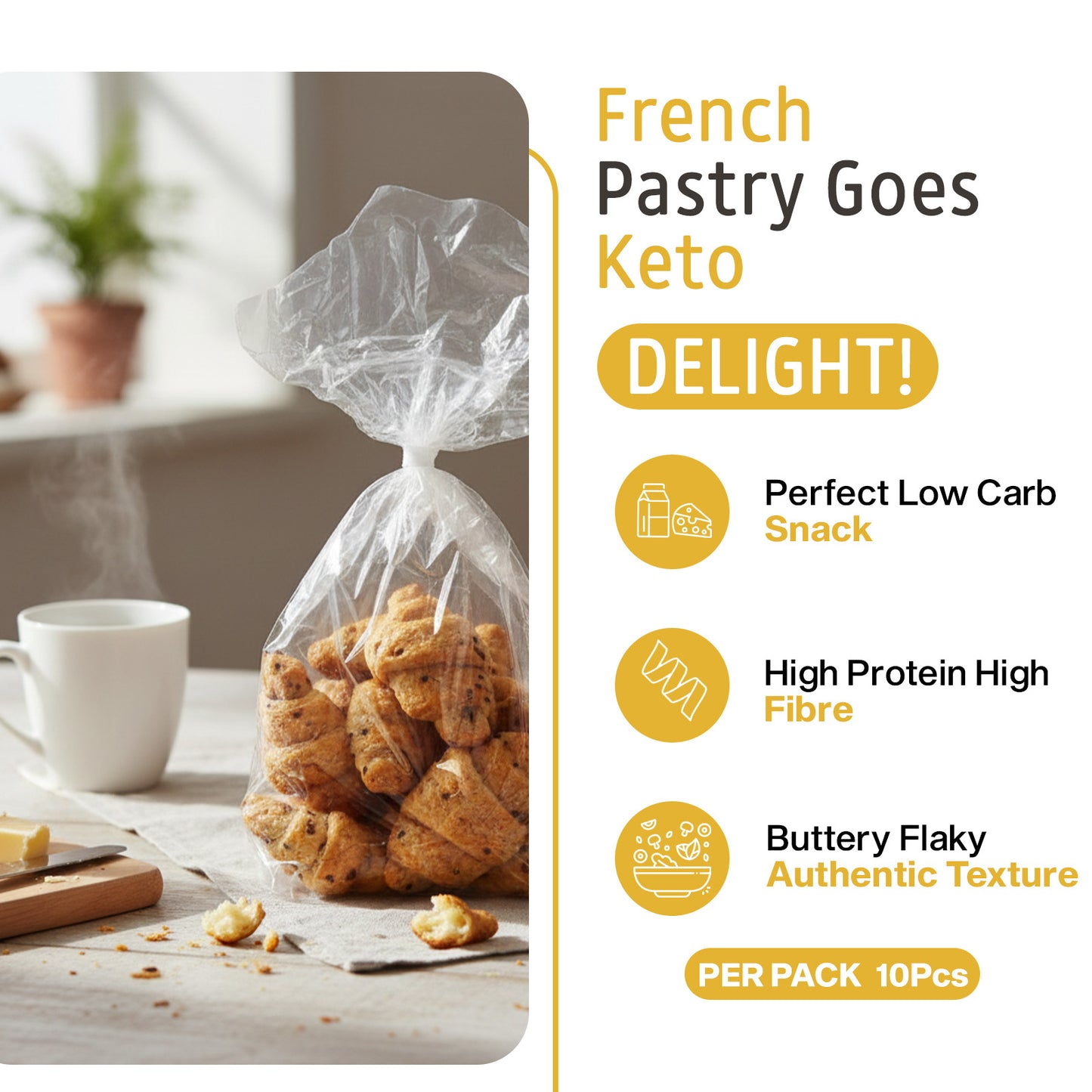 Mini Croissants x 10