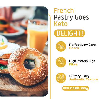 Sesame Bagels Sliced x 2