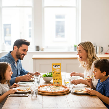 Three Cheese & Pesto Pizza