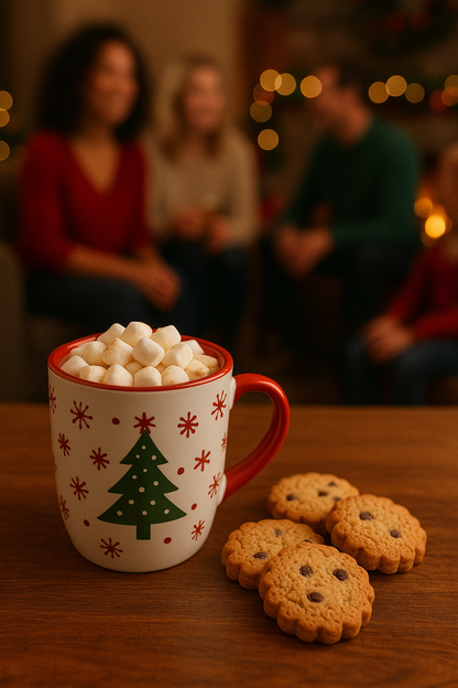 Santa's Chocolate Chip Christmas Biscuits 122g