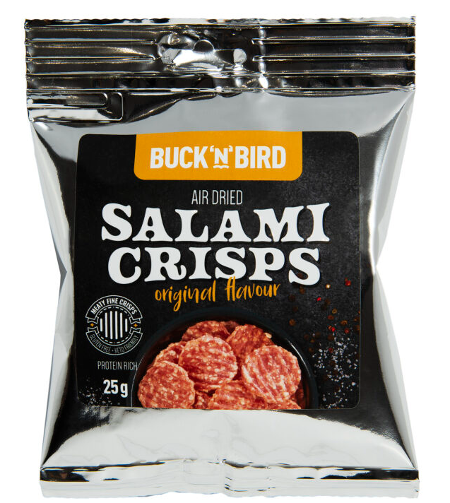 Buck 'N' Bird Original Air-dried salami crisps