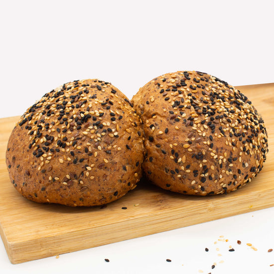 Dark Olive Green SRSLY Low Carb Super Seeded Artisan Rolls 4 Pack