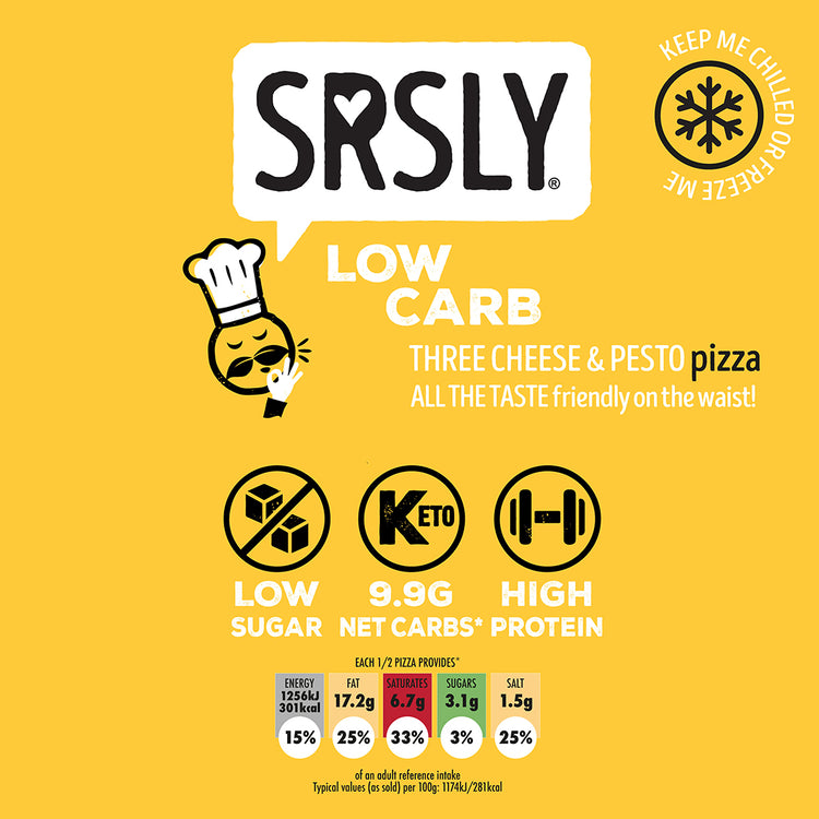 SRSLY Low Carb Mixed Pizza Deal - x3 Multipack