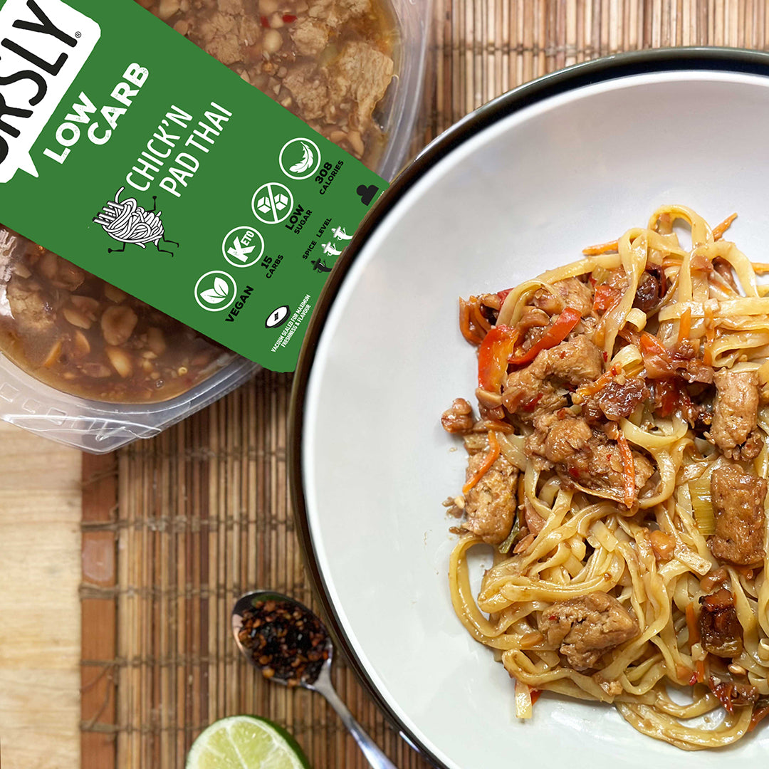 SRSLY Low Carb Chick'n Pad Thai Ready Meal - Vegan