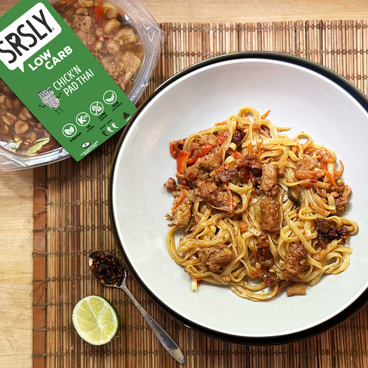 SRSLY Low Carb Chick'n Pad Thai Ready Meal - Vegan