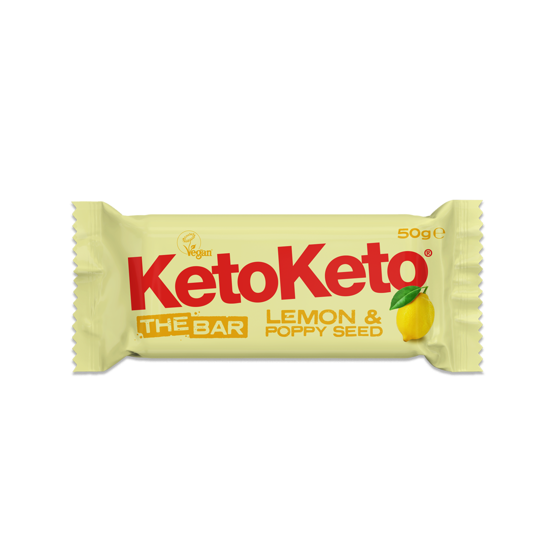 Lemon & Poppy Seed Keto Bar