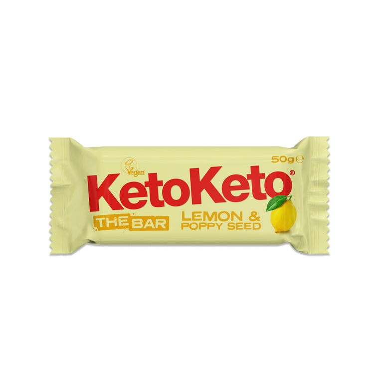 Lemon & Poppy Seed Keto Bar