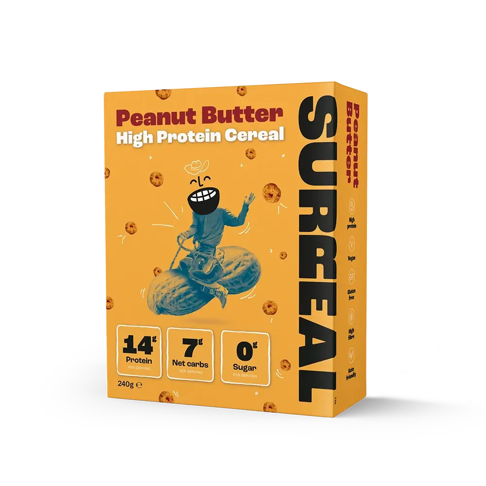 Surreal Low Carb Cereal - Peanut Butter 240g pack size