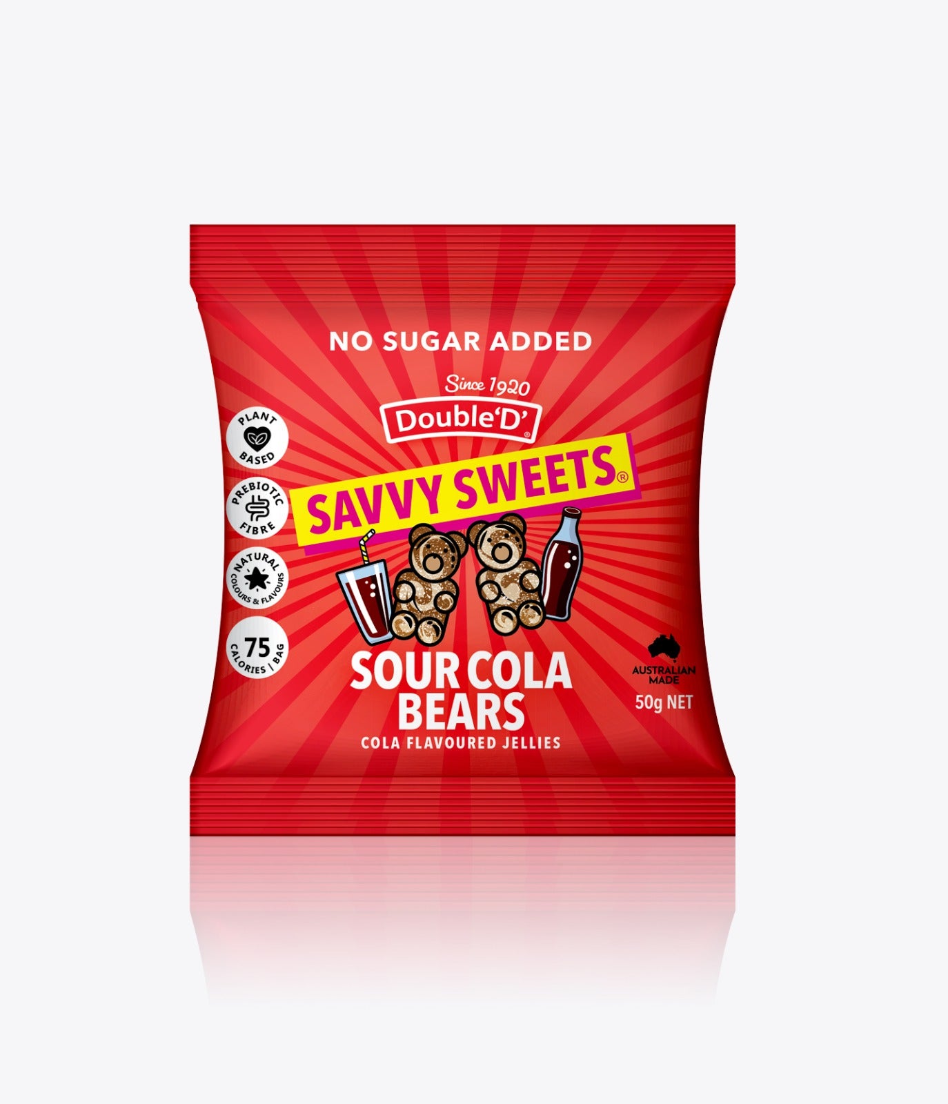 Savvy Sweets Sour Cola Bears (50g)