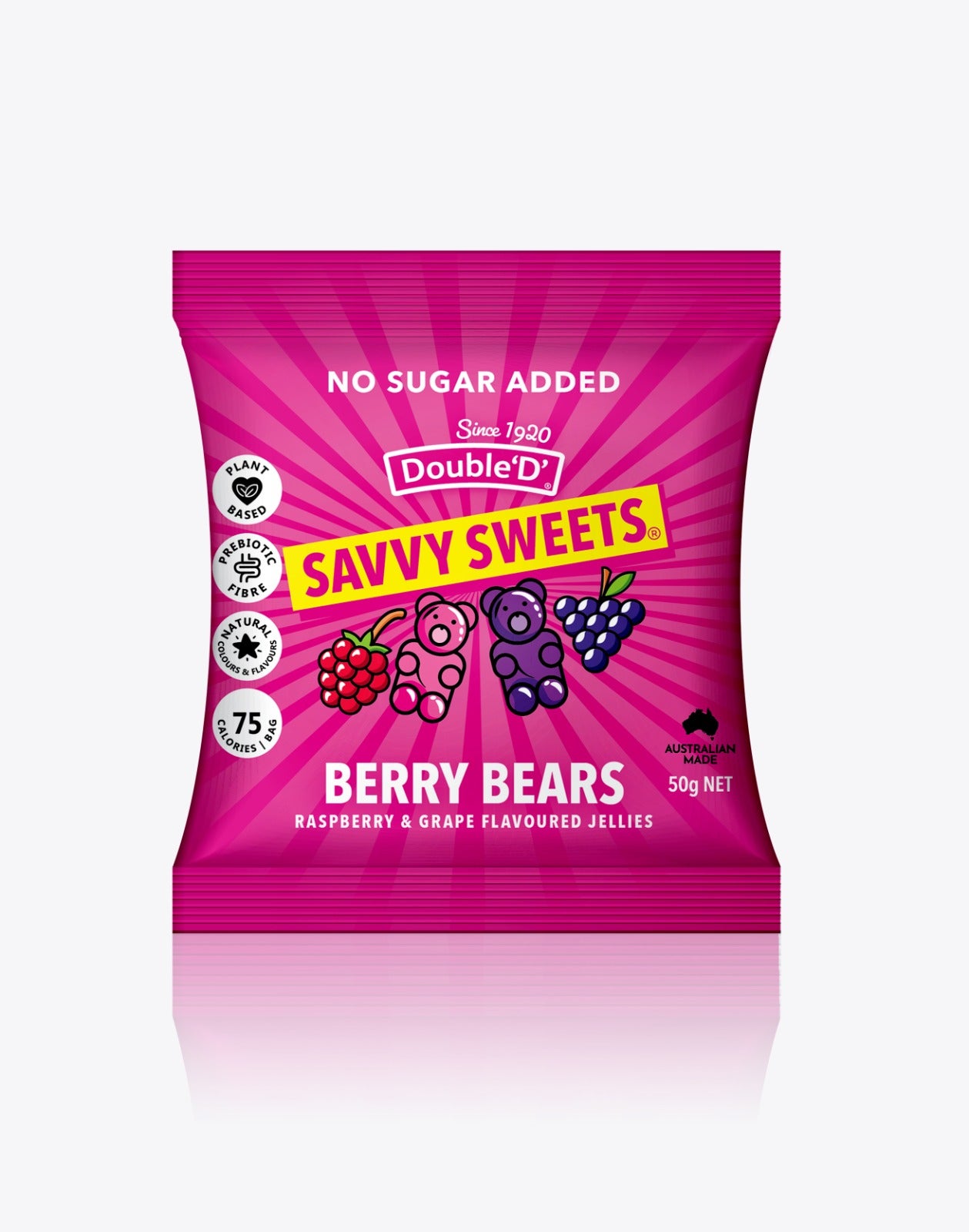 Savvy Sweets Berry Bears (50g)