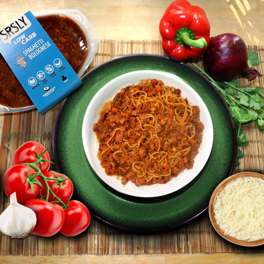 SRSLY Low Carb Spaghetti Bolognese Ready Meal - Vegan