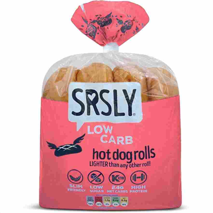White Hot Dog Rolls x 4
