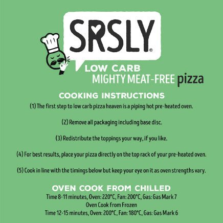 Mighty Meat Free Vegetarian Pizza - SRSLYLowCarb