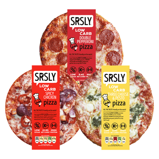 SRSLY Low Carb Mixed Pizza Deal - x3 Multipack
