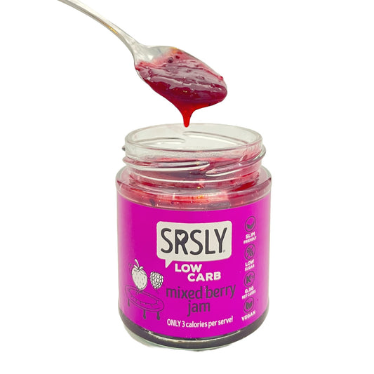 Mixed Berry Jam (190g) - SRSLYLowCarb alt