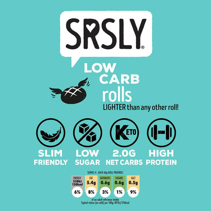 SRSLY Low Carb Bread Rolls 4 Pack - SRSLYLowCarb