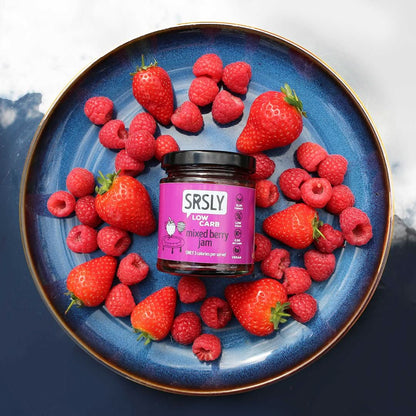 SRSLY Low Carb Mixed Berry Jam (190g) - SRSLYLowCarb