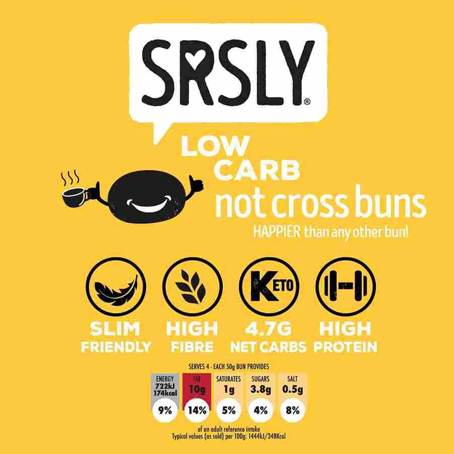 Not Cross Buns x 4