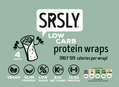 Key health attributes about the SRSLY low carb wraps