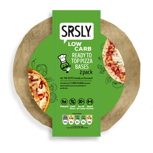 SRSLY Low Carb Ready to Top Pizza Bases Twin Pack 9 - SRSLYLowCarb alt