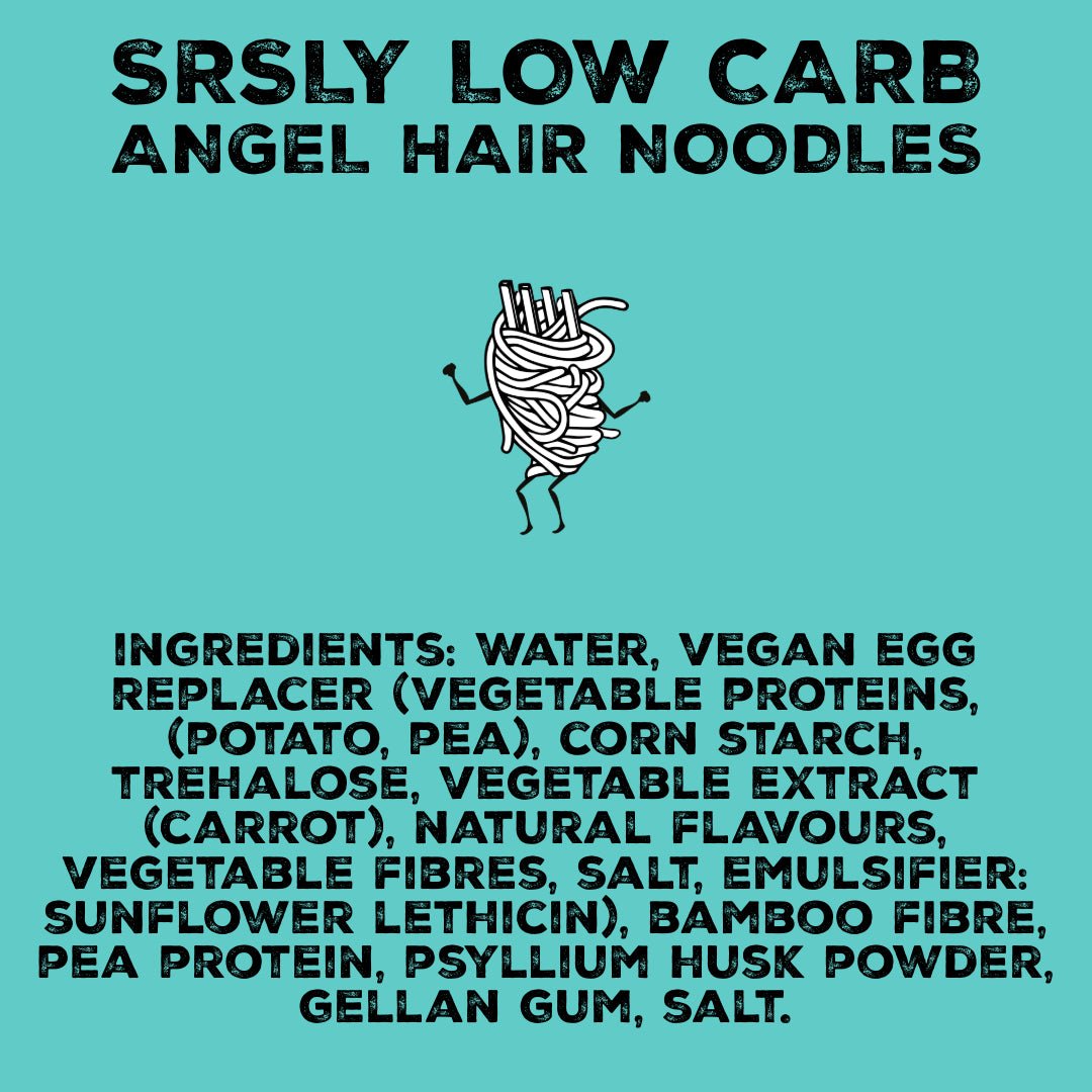 SRSLY Low Carb Slim Noodles 200g (Vegan & GF) - SRSLYLowCarb