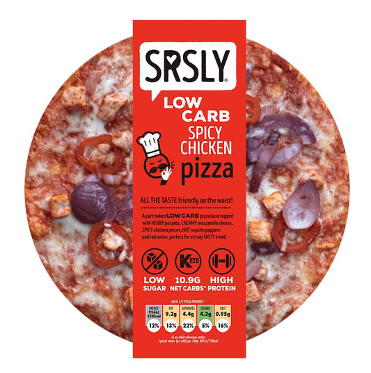 SRSLY Low Carb Spicy Chicken Pizza - SRSLYLowCarb alt