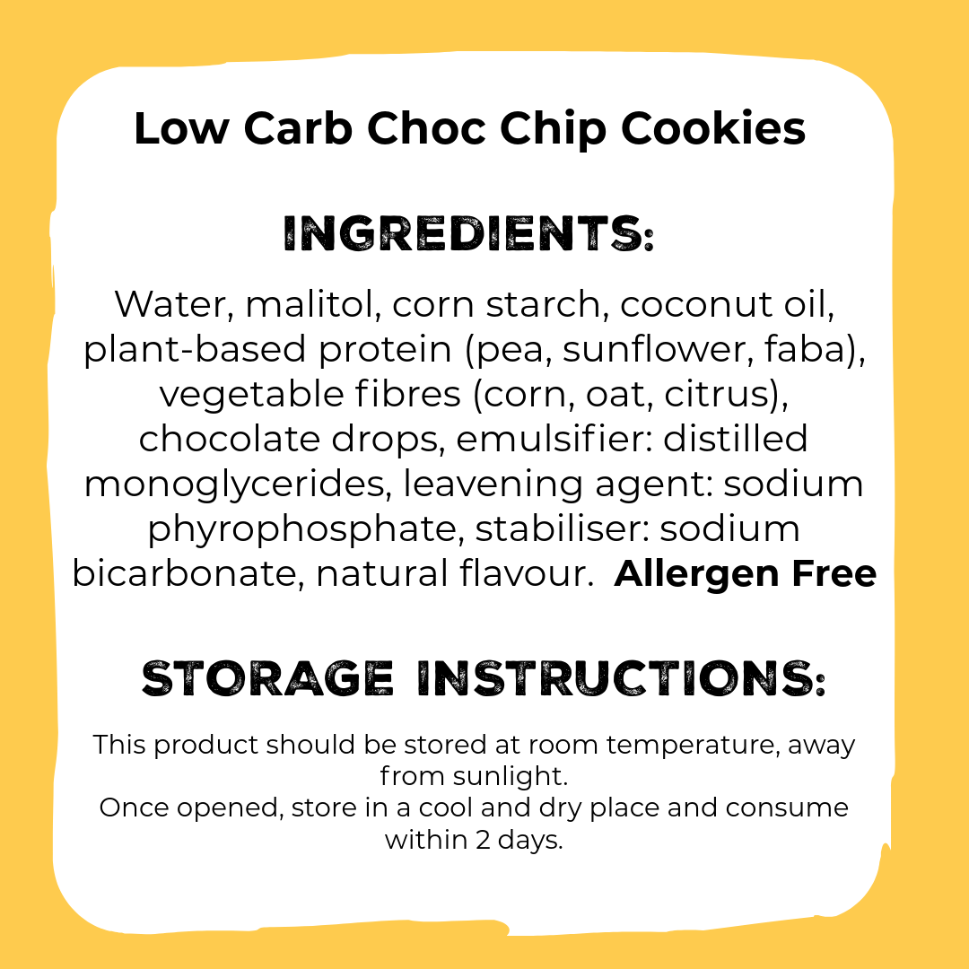 SRSLY Low Carb Sugar Free Chocolate Chip Biscuits (122g) - SRSLYLowCarb