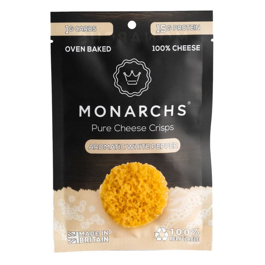 Aromatic White Pepper Cheese Crisps