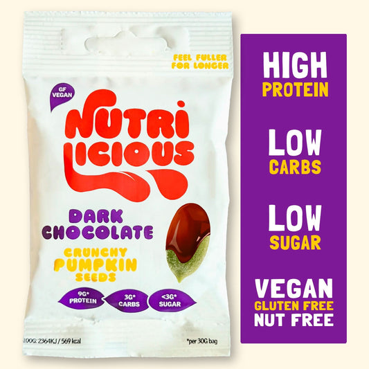 Dark Chocolate coated Pumpkin Seeds